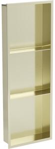 Mexen X-Wall-R mensola a nicchia con flangia e mensola 90 x 30 cm, oro spazzolato - 1950903010S