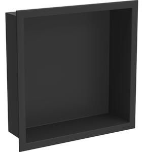 Mexen X-Wall-R mensola a nicchia con flangia 30 x 30 cm, nera - 1970303010