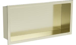 Mexen X-Wall-R mensola incassata con flangia 45 x 20 cm, oro spazzolato - 1950452010