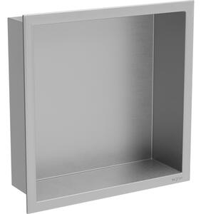 Mexen X-Wall-R mensola ad incasso con flangia 30 x 30 cm, inox - 1910303010