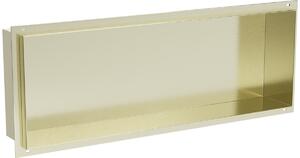 Mexen X-Wall-NR mensola ad incasso senza flangia 60 x 20 cm, oro spazzolato - 1951602010