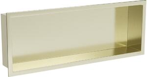 Mexen X-Wall-R mensola ad incasso con flangia 60 x 20 cm, oro spazzolato - 1950602010
