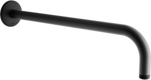Mexen braccio doccia a parete 40 cm nero - 79211-70