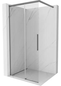 Mexen Rox parete doccia Walk-in 120 x 200 cm, trasparente 8 mm, canna di fucile - 8C2-120-003-95-00