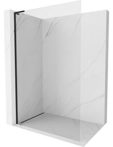 Mexen Kioto-X L parete doccia Walk-in 100 x 200 cm, trasparente 10 mm, nero - 800-100-107-70-00-X