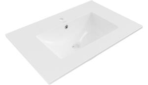 Mexen Atena lavandino incassato nel piano 71 x 46 cm, bianco - 25017000