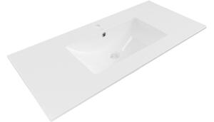Mexen Atena lavabo da incasso in piano 101 x 46 cm, bianco - 25011000