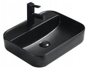 Mexen Alba lavabo da appoggio 50 x 40 cm, nero opaco - 21955085
