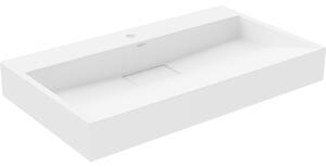 Mexen Ava lavabo da appoggio in conglomerato 1/O 80 x 46 cm, bianco - 23018001