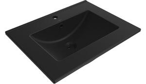 Mexen Atena lavabo da incasso 61 x 46 cm, nero opaco - 25016070