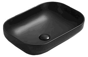Mexen Daria lavabo da appoggio 50 x 35 cm, nero opaco - 21935085