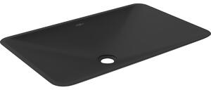 Mexen Esper lavabo da appoggio in conglomerato 60 x 38 cm, nero - 23036071