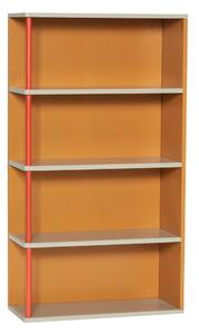 Libreria a parete arancione in legno di frassino 60x109 cm Apollo - Hübsch