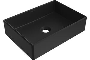 Mexen Goya lavabo da appoggio 45 x 32 cm, nero opaco - 22184585