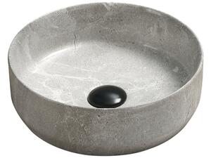 Mexen Felicia lavabo da appoggio 39 x 39 cm, pietra grigia - 21363962