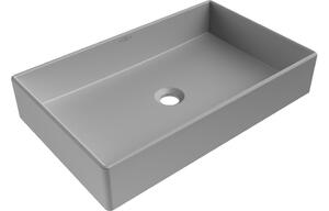 Mexen Goya lavabo da appoggio 60 x 37 cm, grigio chiaro opaco- 22186061