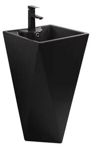 Mexen Ida lavabo a colonna 47 x 47 cm, nero opaco - 26114670