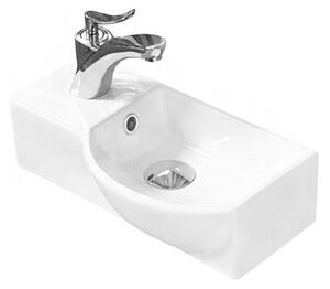 Mexen Hugo lavabo da appoggio destro 40 x 22 cm, bianco - 21254000R