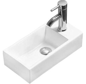 Mexen Inez lavabo da appoggio sinistro 40 x 20 cm, bianco - 21484000L
