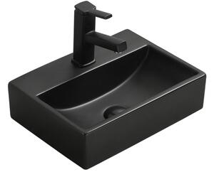 Mexen Mini lavabo da appoggio 40 x 30 cm, nero opaco - 21094085