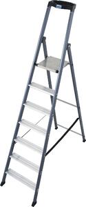 Krause 124210 Scala a pioli Sepro anodizzata, 7 gradini