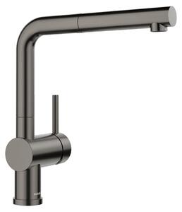 Rubinetto da cucina Blanco con doccetta LINUS-S acciaio scuro satinato 527733