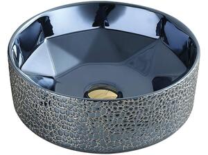 Mexen Lupita lavabo da appoggio 41 x 41 cm, blu - 22144163