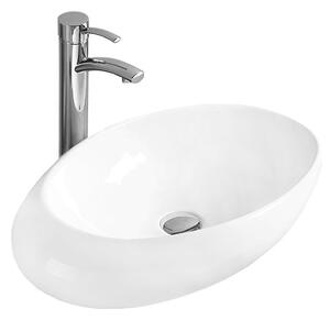 Mexen Malwa lavabo da appoggio 59 x 36 cm, bianco - 21435900