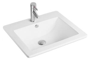 Mexen Lora lavabo da incasso 53 x 46 cm, bianco - 25365300