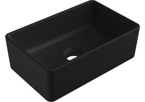 Mexen Nadia lavabo da appoggio 36 x 23 cm, nero opaco - 21613685