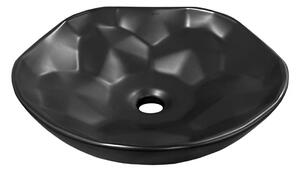 Mexen Nicea lavabo da appoggio 41 x 41 cm, nero opaco - 21754185