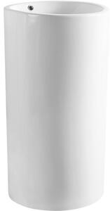 Mexen Nerda lavabo a colonna 46 x 46 cm, bianco - 26084600