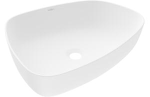 Mexen Ono lavabo da appoggio in conglomerato 51 x 39 cm, bianco - 23045101