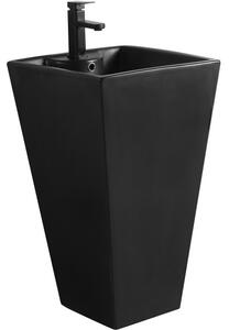 Mexen Pia lavabo autoportante 47 x 47 cm, nero opaco - 26104770