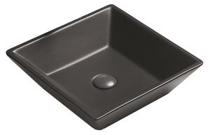 Mexen Pola lavandino da appoggio 41 x 41 cm, nero opaco - 22224185