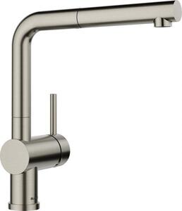 Miscelatore da cucina Blanco con doccetta LINUS-S satinato platino 527699