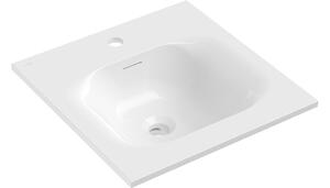 Mexen Vela lavabo incassato nel piano 46 x 46,5 cm, bianco lucido - 25234500