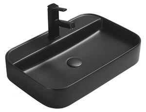Mexen Sofia lavabo da appoggio 60 x 40 cm, nero opaco - 22156085