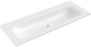Mexen Vela lavabo da incasso 121 x 46,5 cm, bianco lucido - 25231200