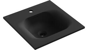 Mexen Vela lavabo da incasso 46 x 46,5 cm, nero opaco - 25234571