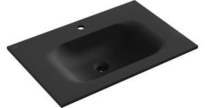 Mexen Vela lavabo da incasso 71 x 46,5 cm, nero opaco - 25237071