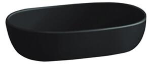 Mexen Viki lavello da appoggio 59 x 40 cm, nero lucido - 21056070