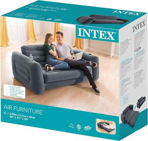 Divano letto matrimoniale floccato 66552NP
