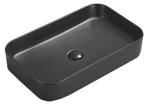 Mexen Vena lavabo da appoggio 71 x 37 cm, nero opaco - 22196085