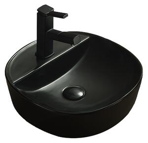 Mexen Zita lavabo da appoggio 40 x 40 cm, nero opaco - 21874085