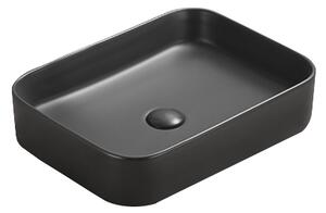 Mexen Vena lavabo da appoggio 50 x 37 cm, nero opaco - 22195085