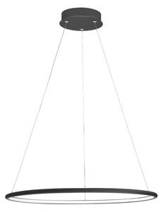 Lampada a sospensione LED ORION, bicolore (nero e bianco), 22W, luce calda (1540 lumen), realizzata in metallo, dimensioni: 90x40x40 cm, grado di protezione IP20, marca Milagro