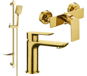 Mexen Alfa DF62 set doccia, oro - 745704DF62-50