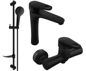 Mexen Kama DF05 set doccia, nero - 72514DF05-70