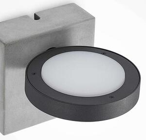 Lucande - Belna Sensore LED Applique da Parete da Esterno Grigio